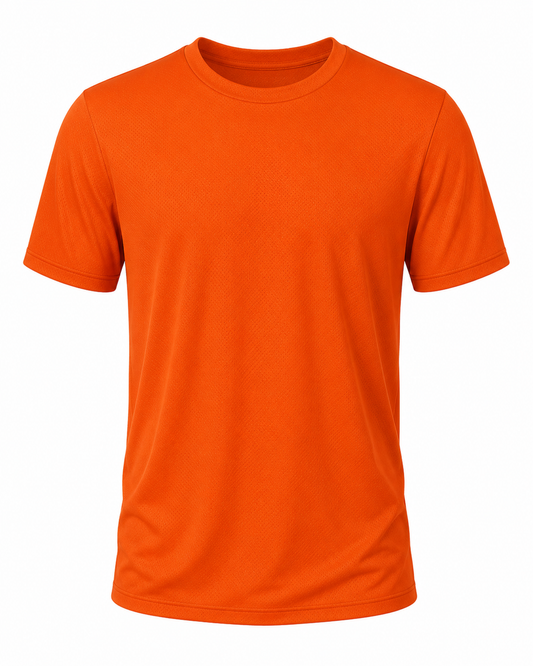Playera Dry Fit Naranja - frente