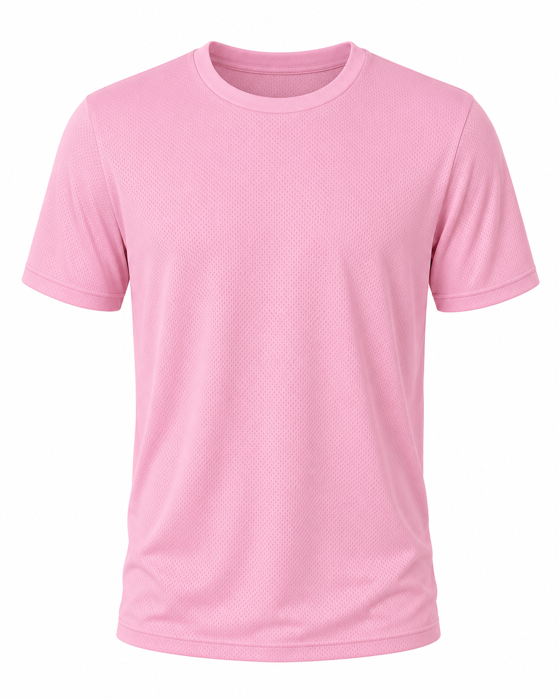 Playera Dry Fit Rosa Claro - frente