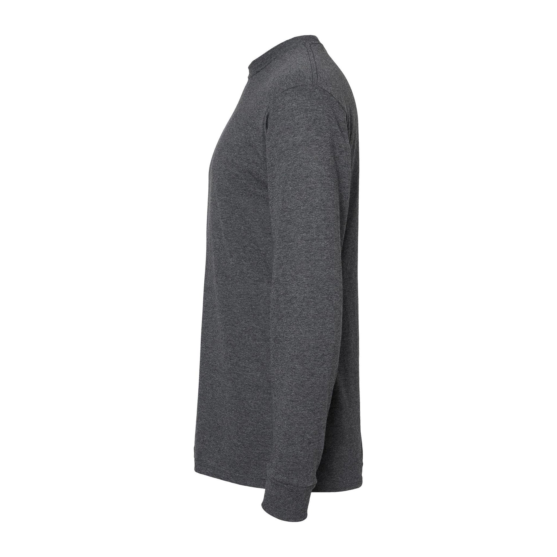 Playera Negro Jaspeado - costado