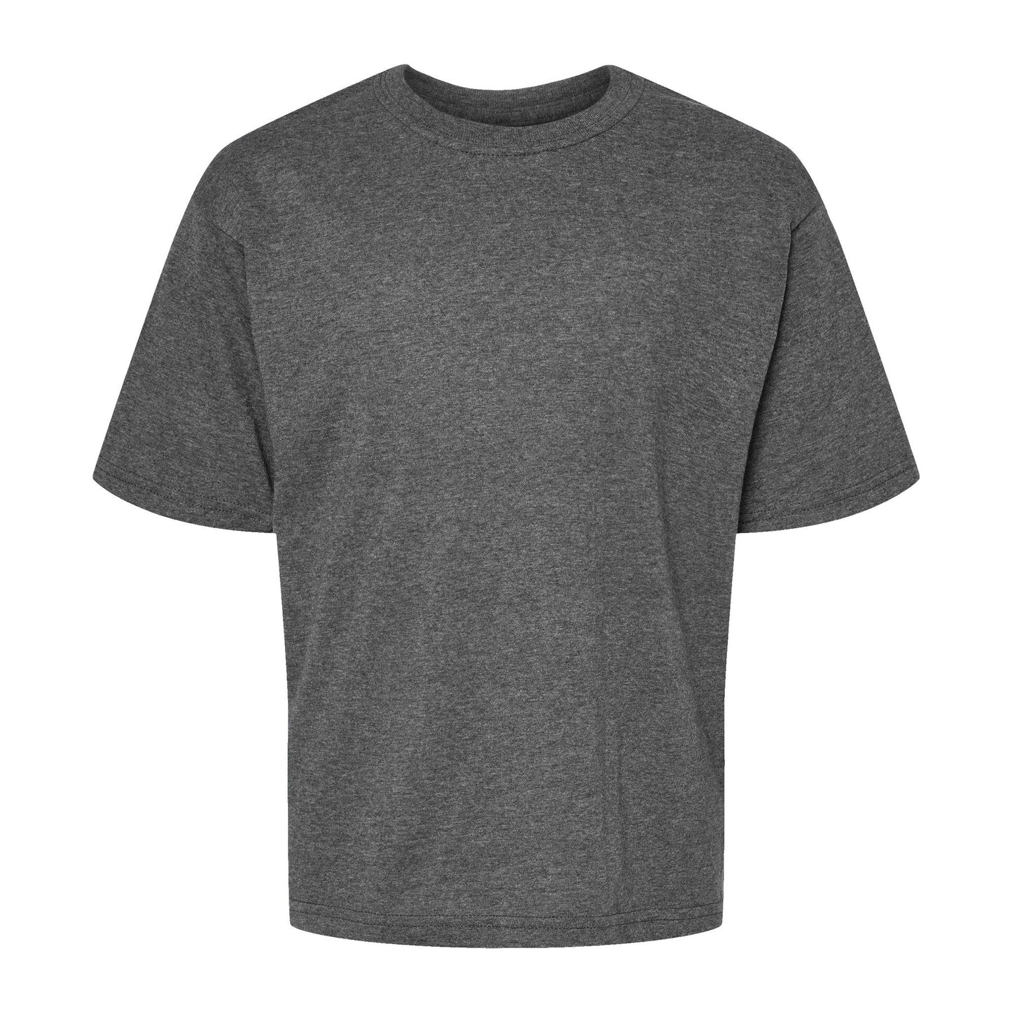 Playera Negro Jaspeado - frente