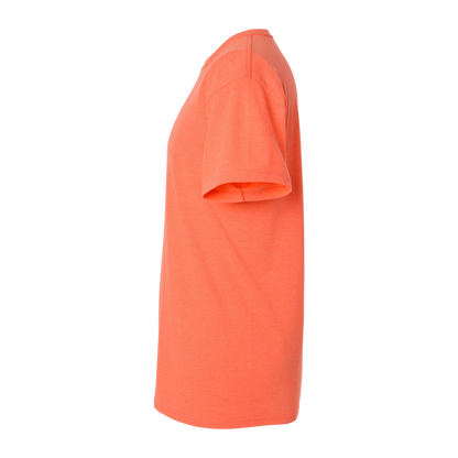 Playera Naranja Jaspe Htr Co - espalda
