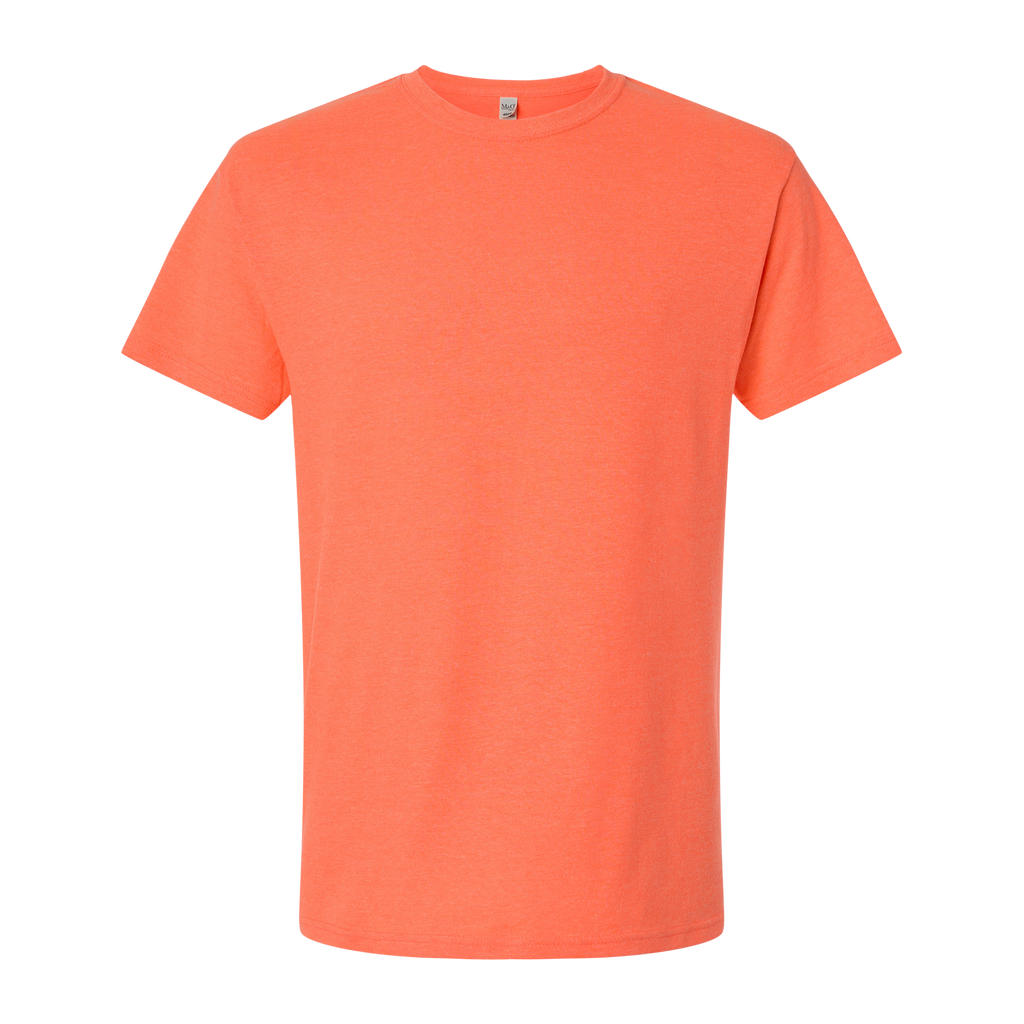 Playera Naranja Jaspe Htr Co - frente