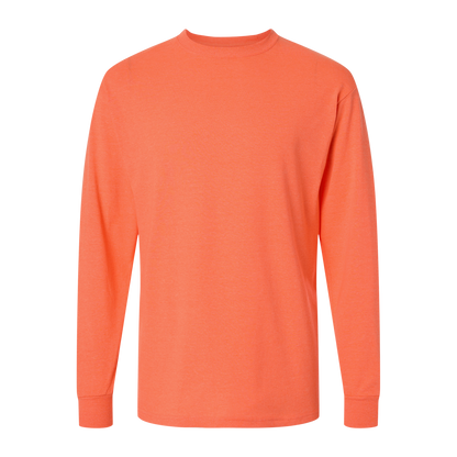 Playera Naranja Jaspe Htr Co - frente
