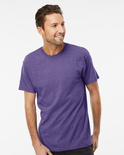 Playera Morado Jaspe Htr Pur - frente