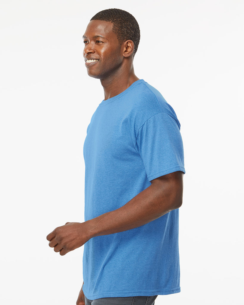 Playera Turquesa Jaspe Htr T - espalda