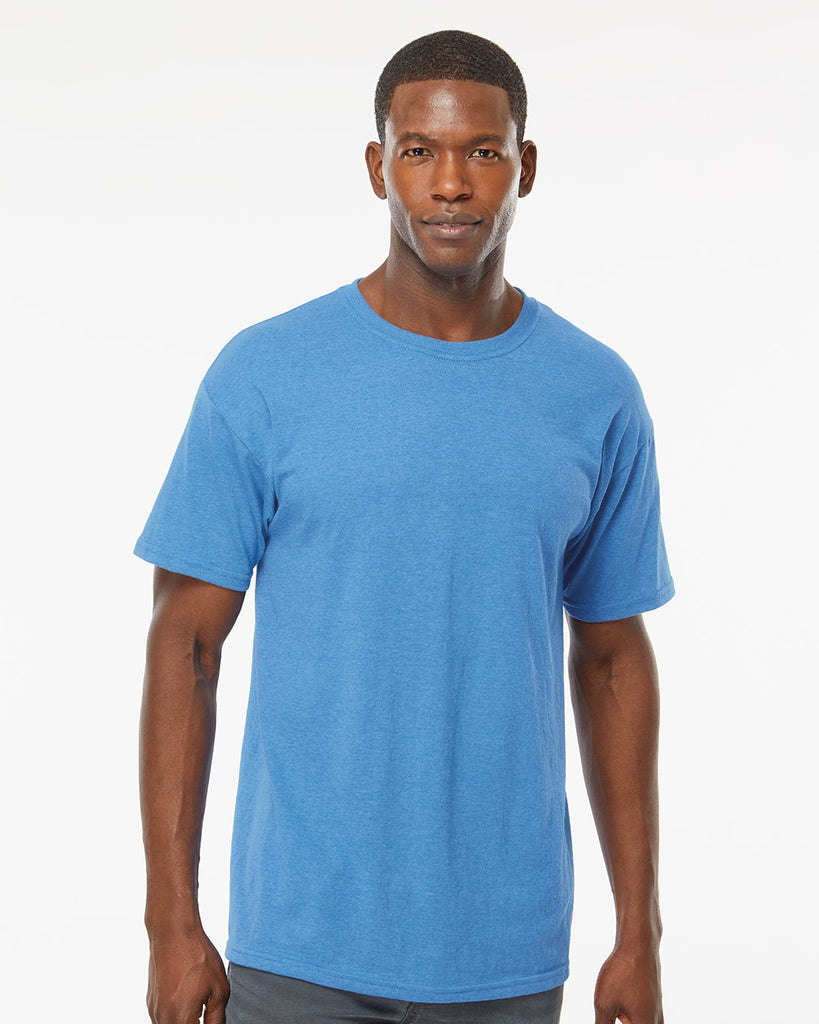 Playera Turquesa Jaspe Htr T - frente