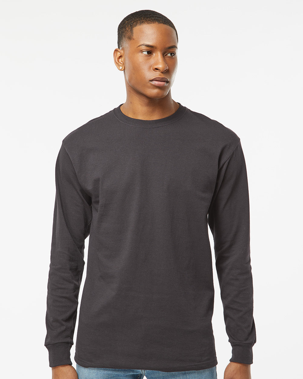 Playera Gris Oxford - frente