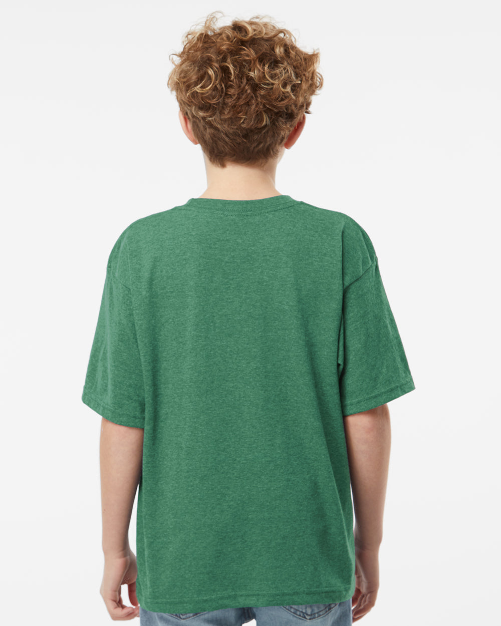 Playera Verde Jaspe Htr Ke G - frente