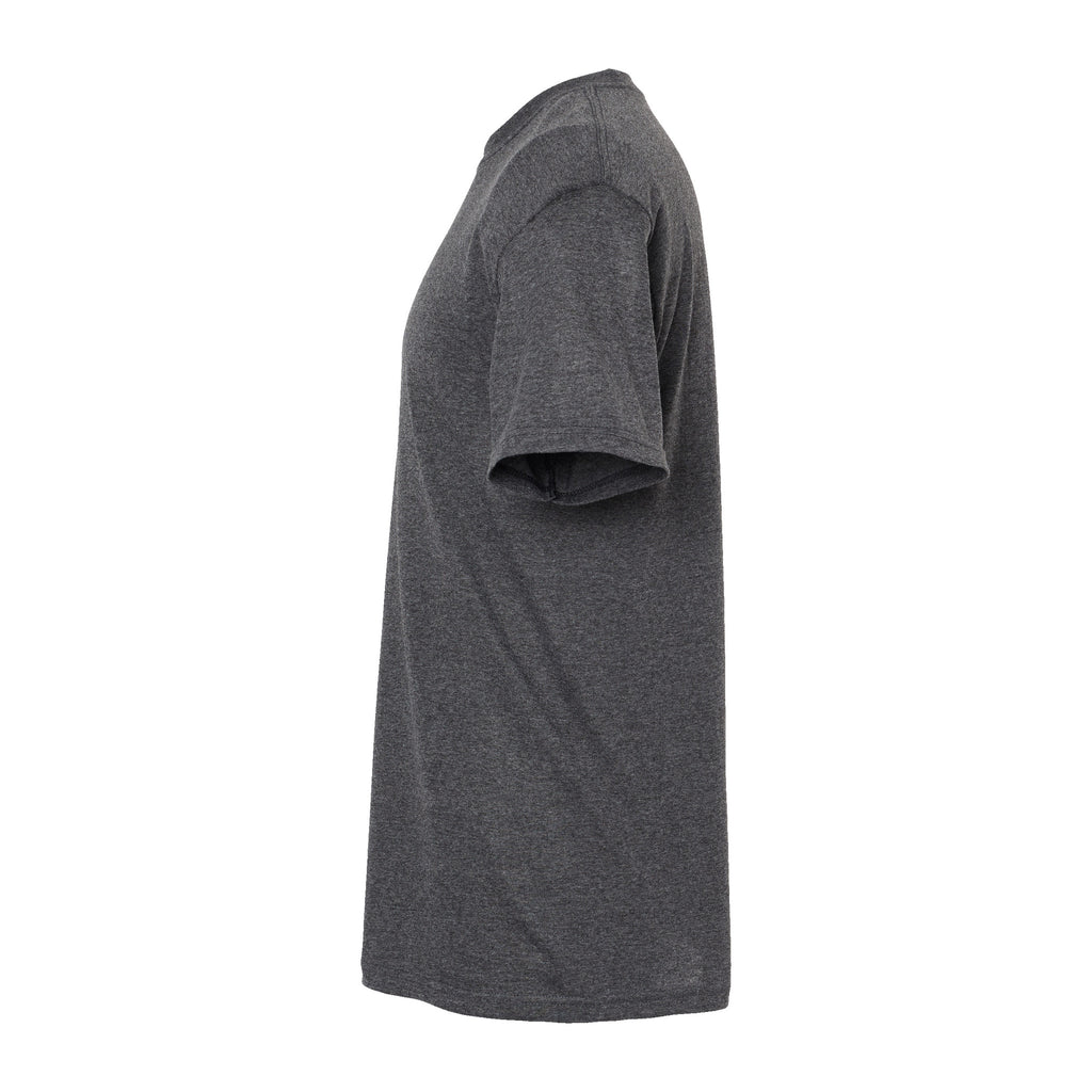 Playera Negro Jaspeado - costado