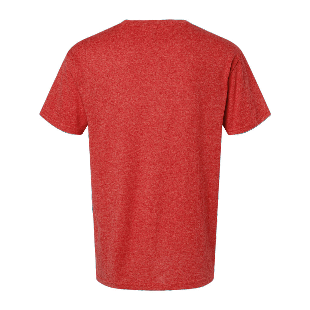 Playera Rojo Jaspeado - espalda