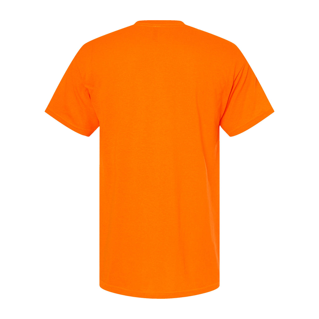 Playera Naranja Seguridad - espalda