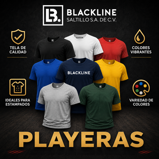 Blackline Saltillo - Playeras variedad de colores (imagen de catálogo)